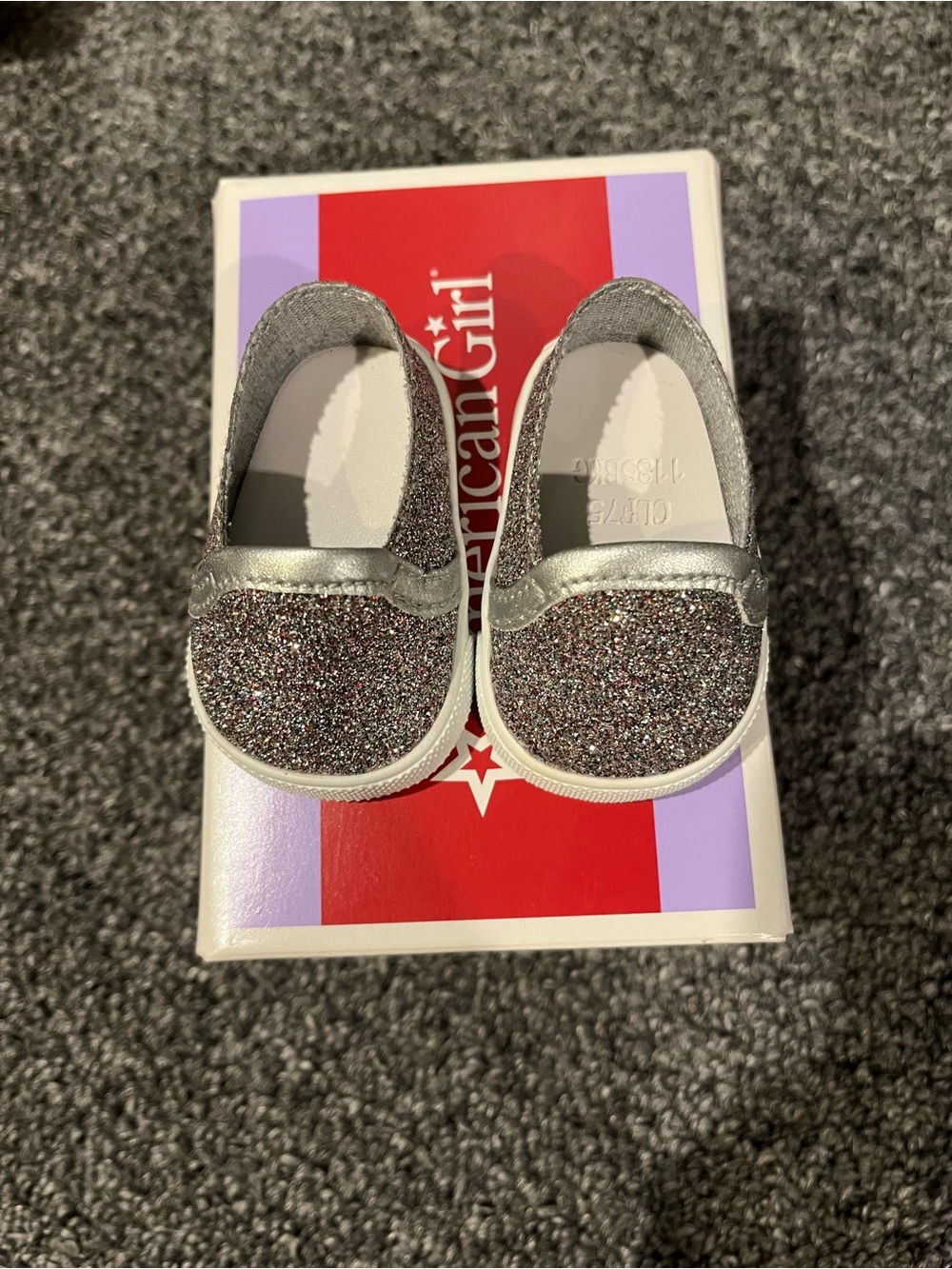 American Girl Doll Sparkle Sneakers